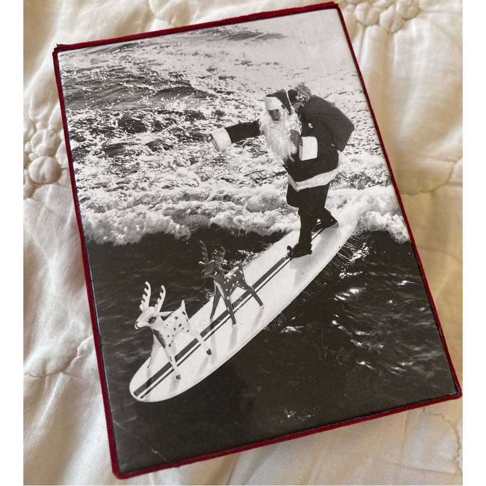 Santa Surfing Box